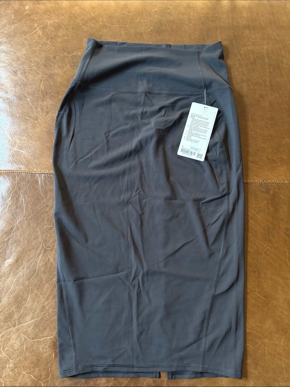 lululemon athletica Dark Charcoal High-Waist Pencil Skirt